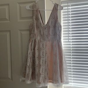 White Lace Lulu’s Fit and Flare